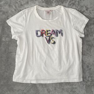 Victorias Secret Women's Medium Dream VS Glitter Sleep Shirt Tee Shirt T-Shirt